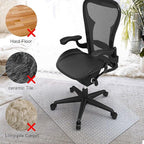 Kuyal Desk Chair Mat for Carpet, Office and Home, Easy Glide, Protects Floors - Image 6