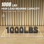 47“ x 40” Beveled Edge Glass Chair Mat - Image 8