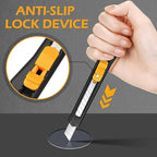 Lanties 300 Pcs Box Cutters Retractable Utility Knife Office Supplies 9mm Wide - Image 3