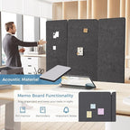 MORDEER 70.8" W x 63" H Freestanding Partition Room Dividers, Acoustic Panels - Image 6