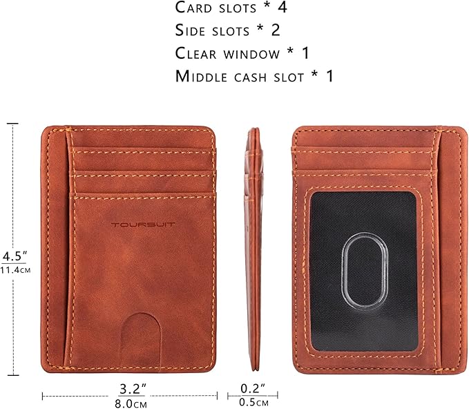 TOURSUIT Travel Minimalist Slim Front Pocket Wallet - Image 4
