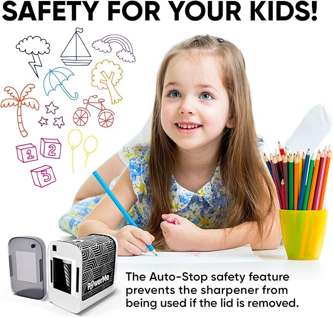 Battery-Operated Electric Pencil Sharpener - Image 6