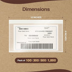 6x10 Packing Slip Pouches 300 Pack- Strong Adhesive Back - Image 2