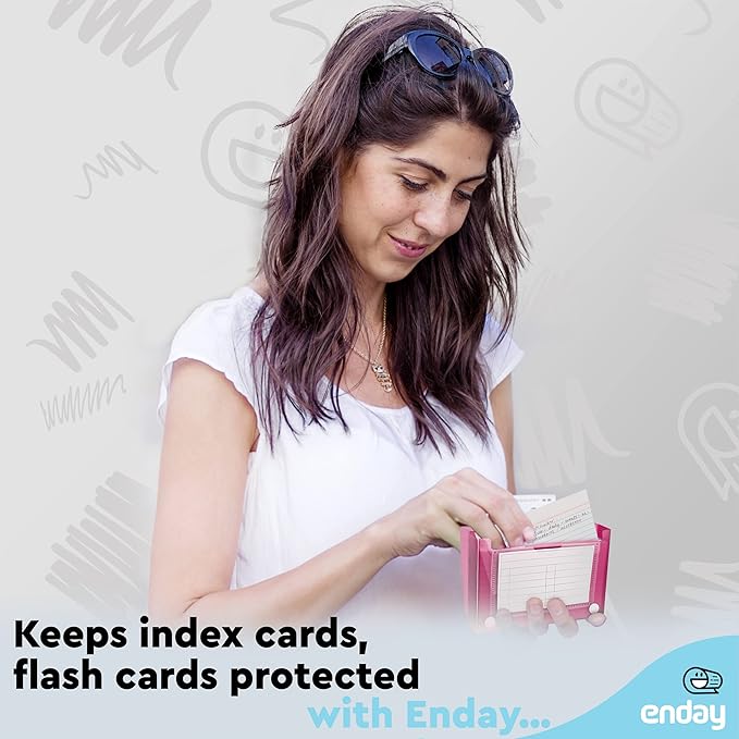 3" X 5" Index Card Case Holds 100 Cards Includes Business Card/Index Holder and - Image 6