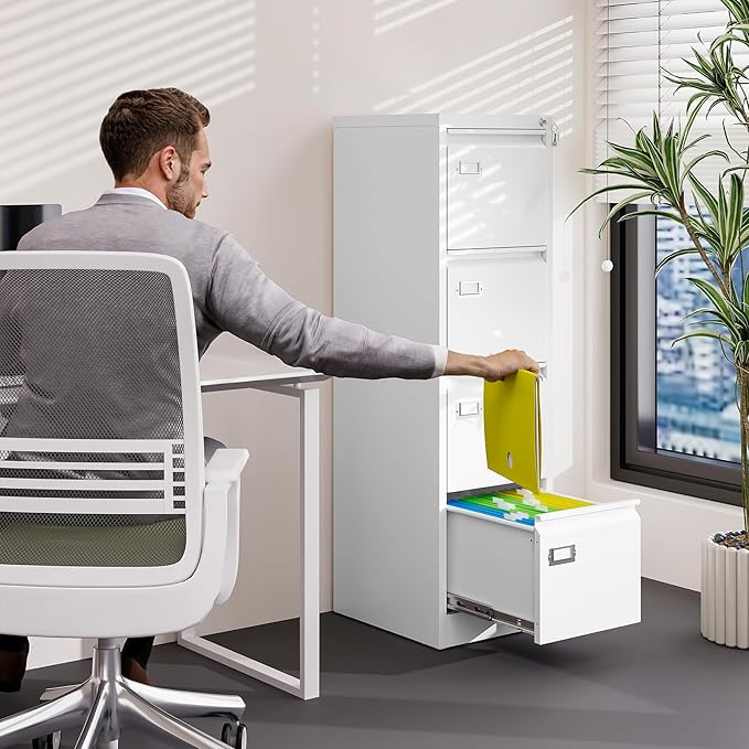 BYNSOE 4 Drawer File Cabinet - Image 2