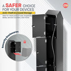 CTA Digital Kiosk with Printer Shelf VESA Compatible Floor Stand Kiosk with - Image 3