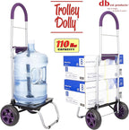 dbest products Trolley Dolly Purple Foldable Shopping cart - Image 4