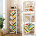 IBUYKE 9 Tier Tree Bookshelf, Floor Standing Wood Bookshelf - Image 5