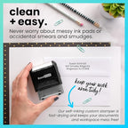 ExcelMark Custom Stamp – Clear & Crisp Impressions – Personalized Self-Inking - Image 3