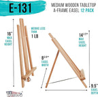 U.S. Art Supply 14" Medium Tabletop Display Easel - Image 2
