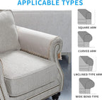 MINJIATEX Couch arm Covers, for Living Room Recliner Chair, Protectors for - Image 6