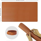 ZORESYN Large PU Leather Desk Pad 51.18x27.56 Inches, Waterproof Gaming Mouse - Image 2
