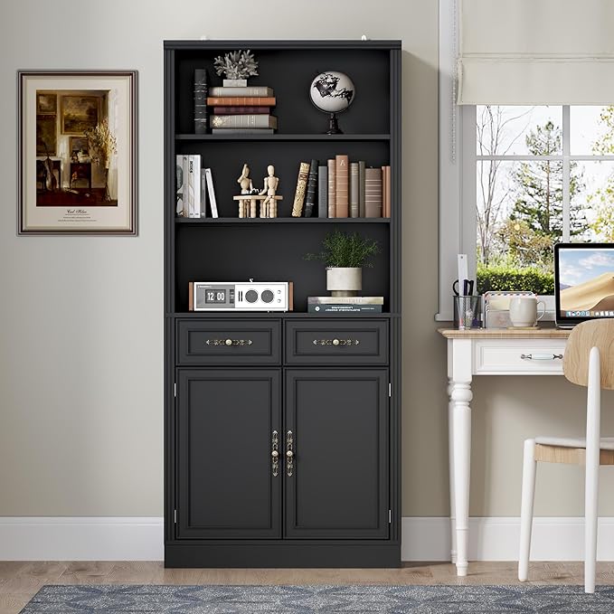 BORNOON 71.4" Tall Bookshelf - Image 3
