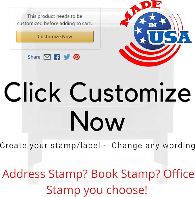 Custom Address Stamp Personalized Self Inking Stamps Custom Return Address - Image 6