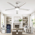 zmishibo 52 inch ceiling fans with lights, bend-resistant, main product view
