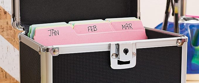Vaultz Lockable Index Card Holder - Image 4
