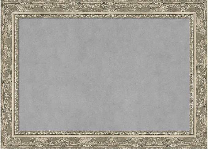 Amanti Art Silver Framed Magnetic Board 20x28 Medium Vision Board by AmantiArt