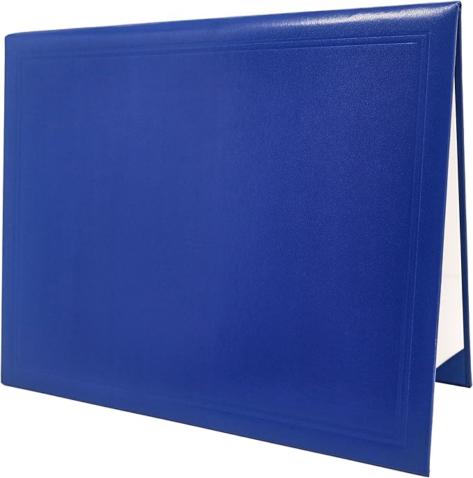 GraduationMall 11"x14" Smooth Padded Diploma Cover Certificate Holder Royal by GraduationMall%C2%AE