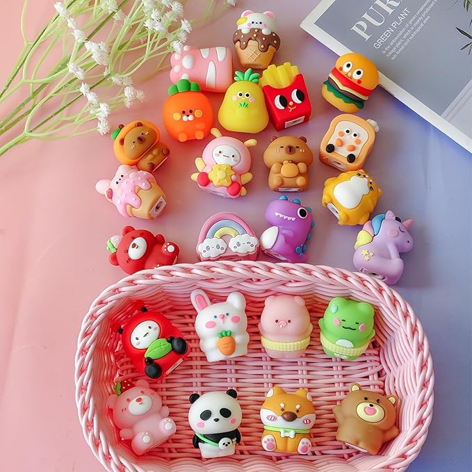 24 pcs Cute Pencil Sharpener for Kids Fun Pencil Sharpener Bulk Kawaii Manual - Image 5