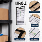 Essex Wares - 25 Pack, Job Ticket Holders, Reusable & Easy Erase Plastic - Image 4