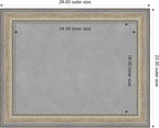 Amanti Art Silver Framed Magnetic Board 23x29 Medium Vision Board - Image 4
