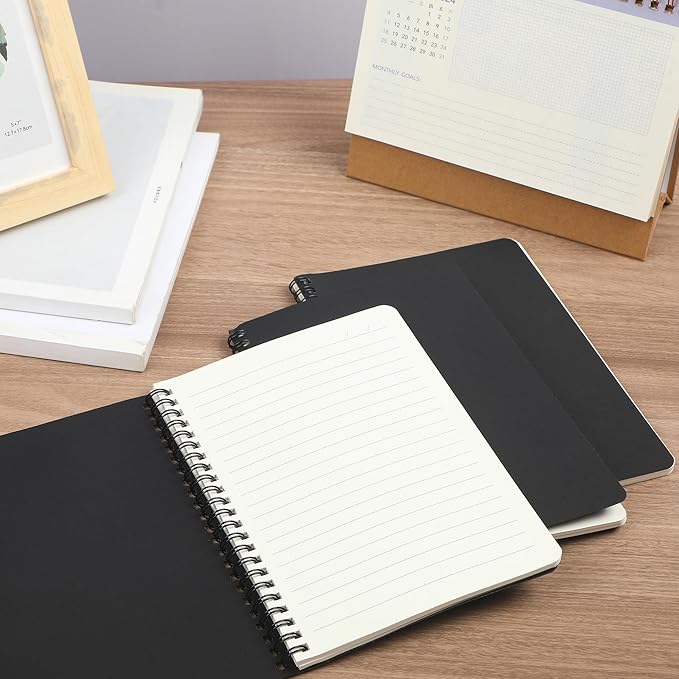 miikoul 100 Packs A5 Spiral Notebooks, 60 Sheets/120 Pages, Hardcover Lined - Image 6