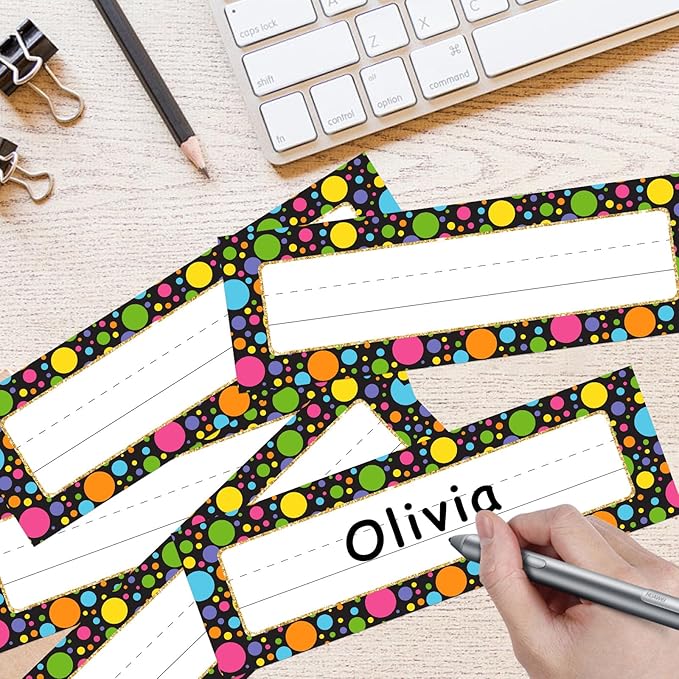 PETCEE Name Tags for Classroom Desks - Image 3