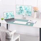 AFIING Dual-Sided Desk Pad, Natural Cork & PU Leather Large Mouse mats - Image 7
