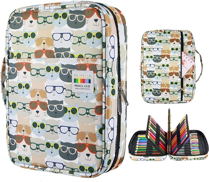 YOUSHARES Colored Pencil Case 220 Slots Pen Case Organizer by YOUSHARES