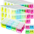 Teling 144 Pcs Manual Pencil Sharpeners Bulk Handheld Dual Holes Pencil by Teling