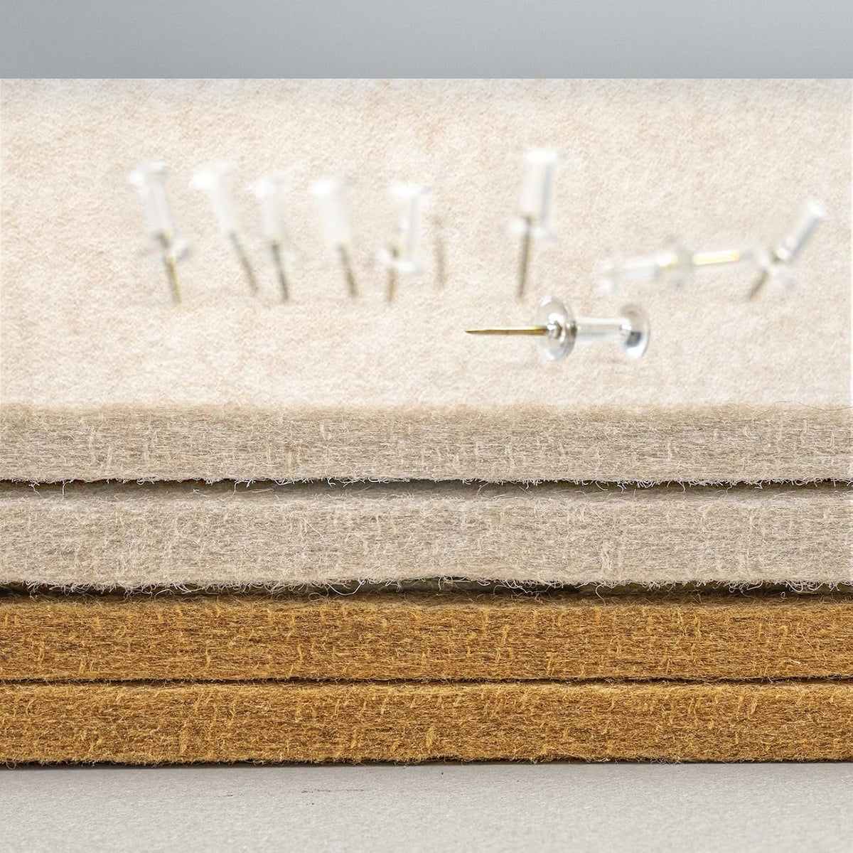 Felt Bulletin Board 48x36 inches, Decorative Pin Board for Home & Office