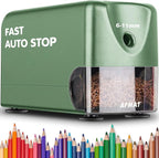 AFMAT Heavy Duty Electric Pencil Sharpener, Auto Stop Classroom Pencil by AFMAT