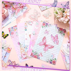 TaoBary 160 Pcs Stationery Paper Set 50 Double Sided Stationery Papers - Image 6