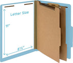 Blue Summit Supplies 30 Letter Size Light Blue Classification Folders, 2 - Image 2