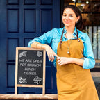 Henoyso 2 Pcs 16" x 10" Small Chalkboard Easel Tabletop Chalkboard Signs Menu - Image 6