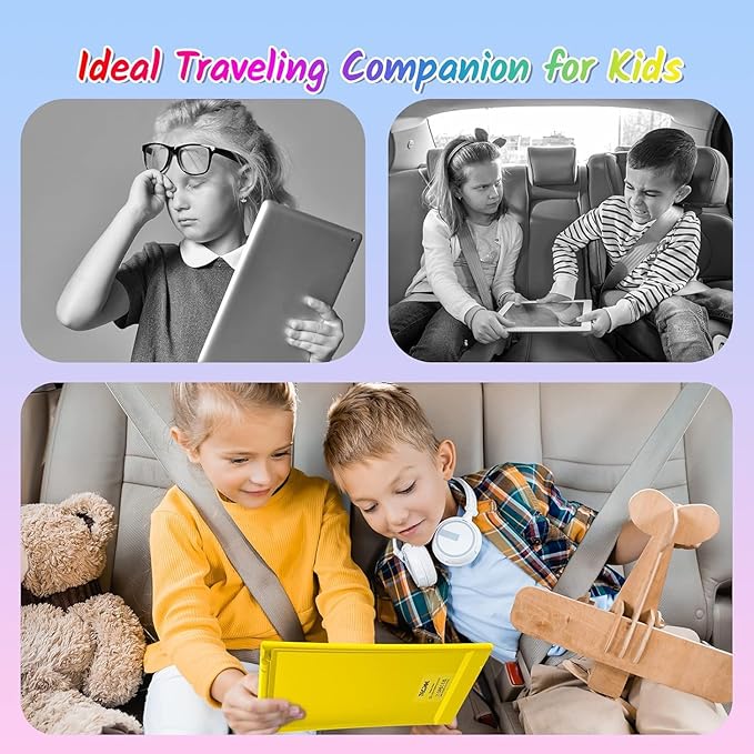 TECJOE 2 Pack LCD Writing Tablet, 10 Inch Colorful Doodle Board Drawing Tablet - Image 4