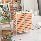Happygrill 20-Drawer Organizer Cart Tools, Mobile Utility Storage Cart by HAPPYGRILL