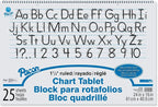 Pacon® Chart Tablet, 1 1/2" Ruled, 25 Sheets by Pacon