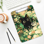 Luminzo Plastic Cute Clipboard Low-Profile Metal Clip, A4 Letter Size 9 x 12.5 - Image 7