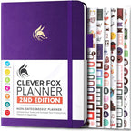 Clever Fox Planner 2nd Edition – Colorful Weekly & Monthly Goal Planner by CleverFox