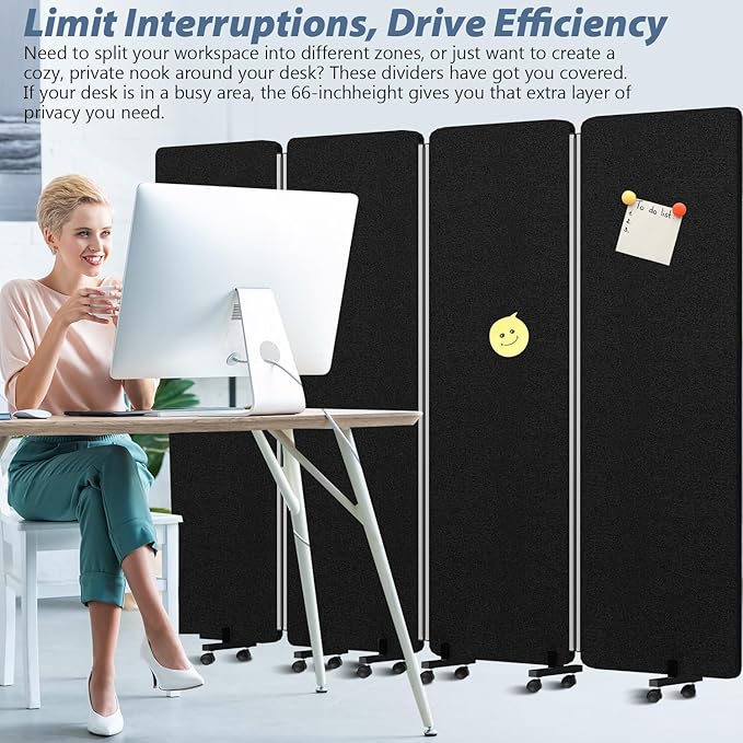 Acoustic Room Divider Privacy Panel - Image 5