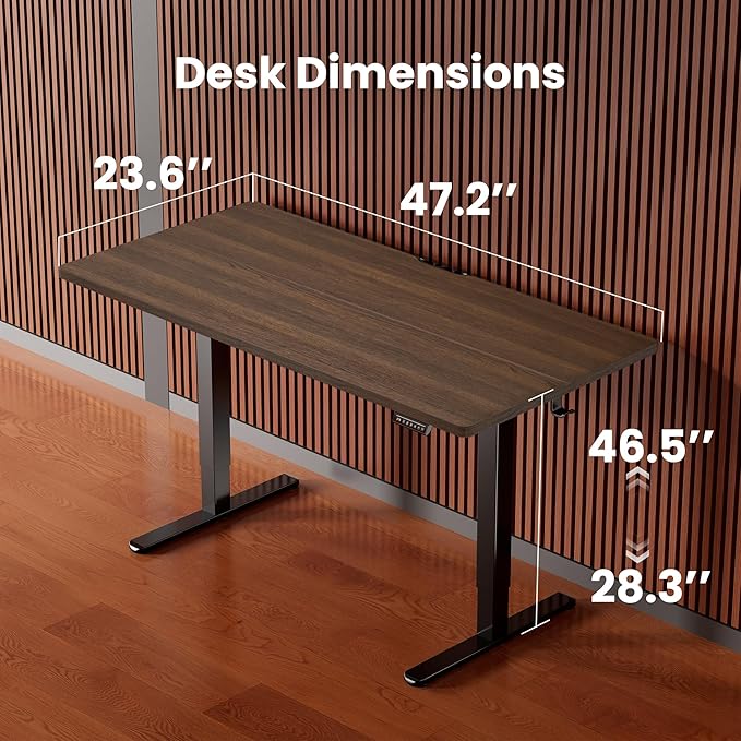 ErGear Height Adjustable Electric Standing Desk, 48 x 24 Inches Sit Stand up - Image 3