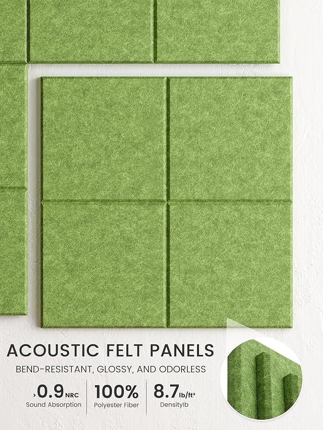 Bumusty Large Cork Board Alternative-47 x35 Felt Bulletin Board Tiles, - Image 3