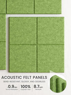 Bumusty Large Cork Board Alternative-47 x35 Felt Bulletin Board Tiles, - Image 3