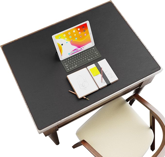 ZORESYN Leather Desk Mat 31.5 x 23.6 Inch by ZORESYN