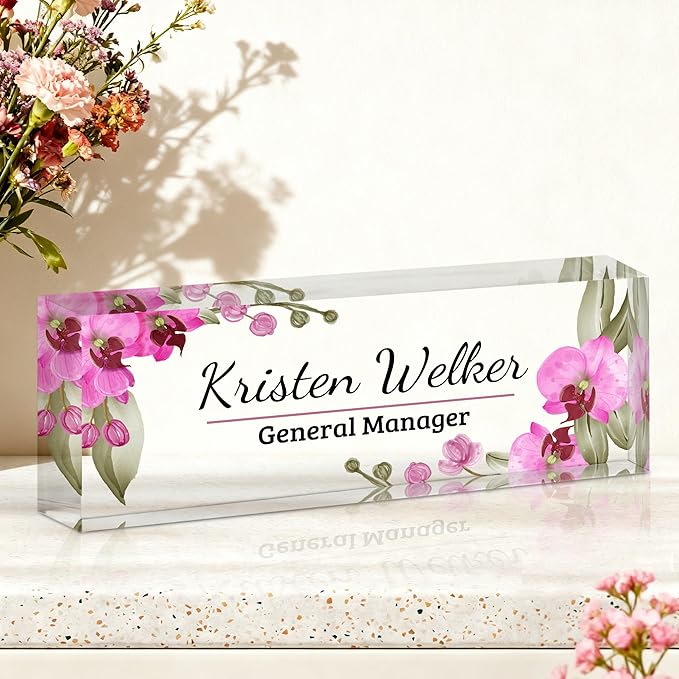 Ship Next Day-Custom Name Plate by Unknown