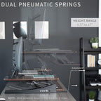 VIVO 36 inch Height Adjustable Stand Up Desk Converter, V Series, Quick Sit to - Image 5