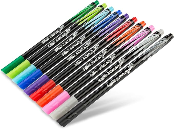 BIC Intensity Fineliner Marker Pen, Fine Point, Clean & Crisp Writing - Image 7