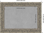 Amanti Art Silver Framed Magnetic Board 21x29 Medium Vision Board - Image 2