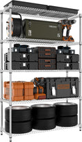 MZG 1750 lbs 5 Tier Storage Rack Metal Wire Shelving Unit, Storage Standing by MEIGAOPLASTICANDMETALHKCOLIMITED